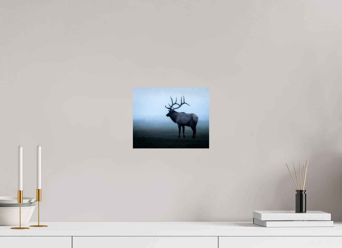 Elk in Fog